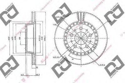 Тормозной диск DJ PARTS купить