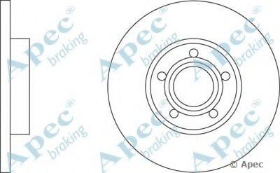 Тормозной диск APEC braking купить