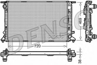 Радиатор, охлаждение двигателя DENSO купить