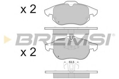 Колодки тормозные передние Fiat Croma 05-/Opel Astra H 05-10