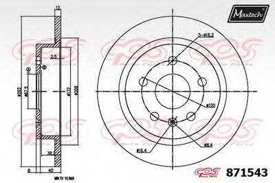 Тормозной диск R+ (Regular Plus) MAXTECH купить