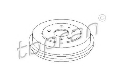 Тормозной барабан TOPRAN купить