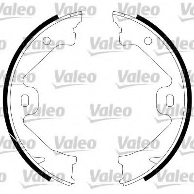 Комплект тормозных колодок, стояночная тормозная система VALEO купить