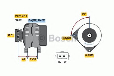 Генератор BOSCH купить