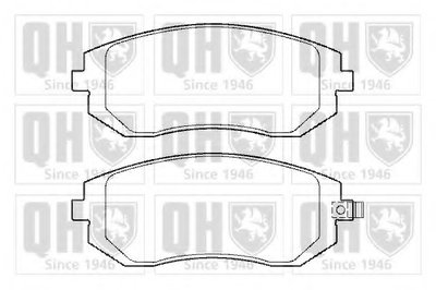 Комплект тормозных колодок, дисковый тормоз QUINTON HAZELL купить