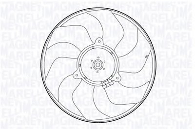 Вентилятор, охлаждение двигателя MAGNETI MARELLI купить