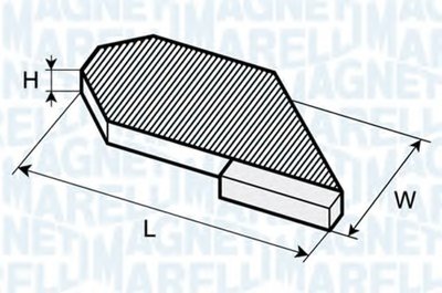 Фильтр, воздух во внутренном пространстве MAGNETI MARELLI купить