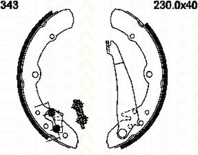 Комплект тормозных колодок TRISCAN купить