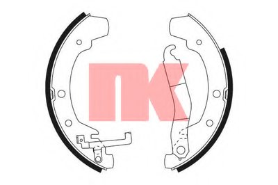 Комплект тормозных колодок NK купить