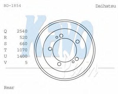 Тормозной барабан KAVO PARTS купить