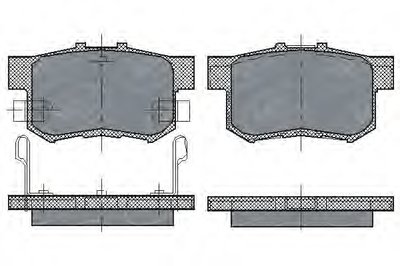 Комплект тормозных колодок, дисковый тормоз SCT Germany купить