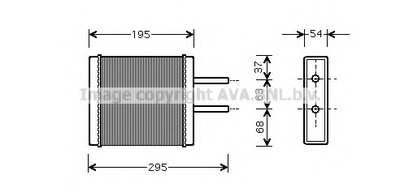 Теплообменник, отопление салона AVA QUALITY COOLING купить