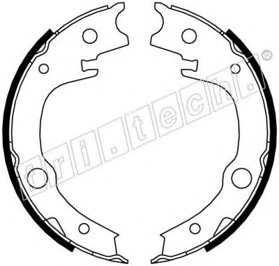 Комплект тормозных колодок, стояночная тормозная система fri.tech. купить