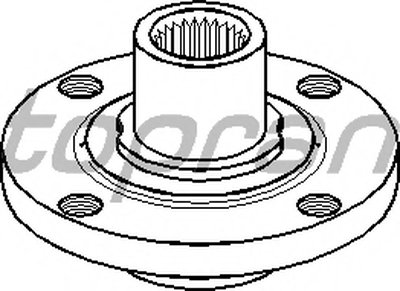? колесн. ступицы = TOPRAN купить