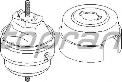 Кронштейн двигателя TOPRAN купить