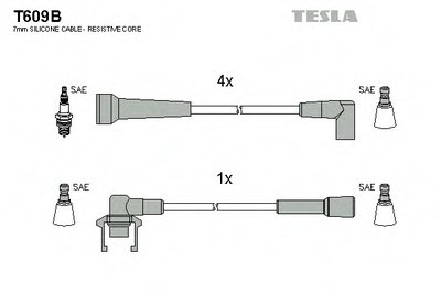 Комплект проводов зажигания TESLA купить