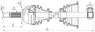 Приводной вал SPIN OPEN PARTS купить