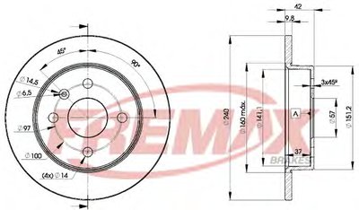 Тормозной диск Premium Carbon + FREMAX купить