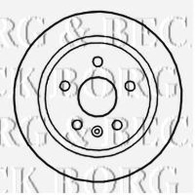 Тормозной диск BORG & BECK купить
