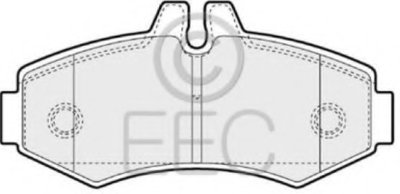 Комплект тормозных колодок, дисковый тормоз EEC купить