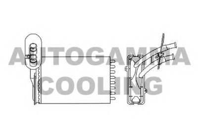 Теплообменник, отопление салона AUTOGAMMA купить