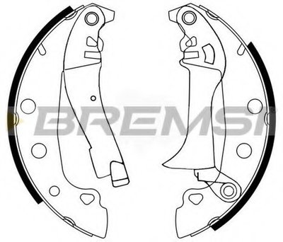 Комплект тормозных колодок BREMSI купить
