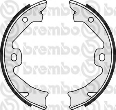 Комплект тормозных колодок, стояночная тормозная система BREMBO купить