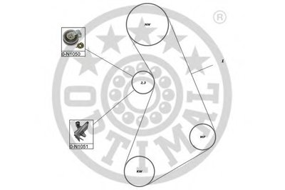 Комплект ремня ГРМ OPTIMAL купить