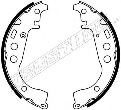 Комплект тормозных колодок TRUSTING купить