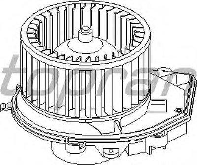 Электродвигатель, вентиляция салона TOPRAN купить