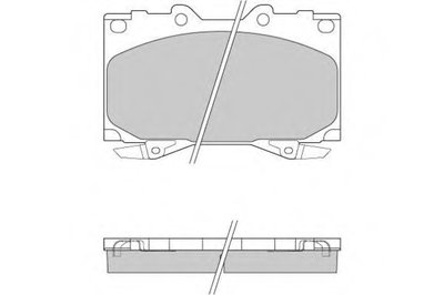 Комплект тормозных колодок, дисковый тормоз E.T.F. купить