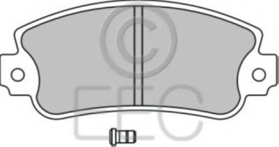 Комплект тормозных колодок, дисковый тормоз EEC купить