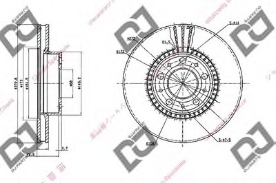 Тормозной диск DJ PARTS купить