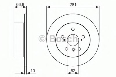Гальмівний диск LEXUS/TOYOTA ES350/Aurion/Camry ''R ''2,4-3,5 ''06>>