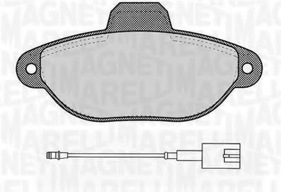 Комплект тормозных колодок, дисковый тормоз MAGNETI MARELLI купить