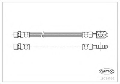 Тормозной шланг CORTECO купить