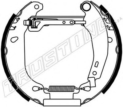 Комплект тормозных колодок FAST KIT TRUSTING купить