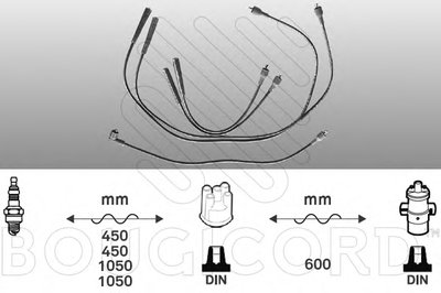 Комплект проводов зажигания BOUGICORD купить