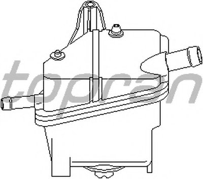 Компенсационный бак, гидравлического масла услителя руля TOPRAN купить
