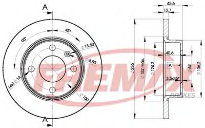 Тормозной диск Premium Carbon + FREMAX купить