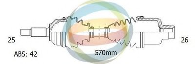 Приводной вал ODM-MULTIPARTS купить