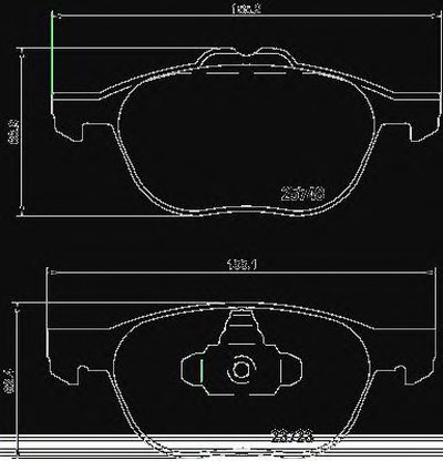 Комплект тормозных колодок, дисковый тормоз BREMBO купить