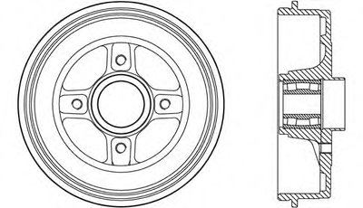 Тормозной барабан ADVANCE OPEN PARTS купить