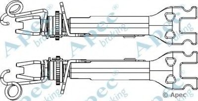 Система тяг и рычагов, тормозная система APEC braking купить
