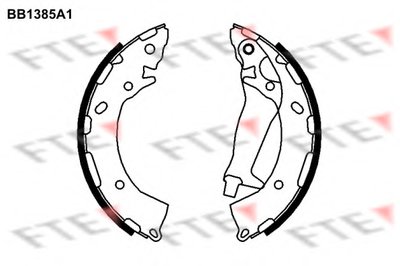 Комплект тормозных колодок FTE купить