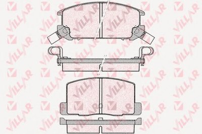 Комплект тормозных колодок, дисковый тормоз VILLAR купить