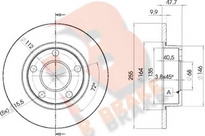 Тормозной диск R BRAKE купить