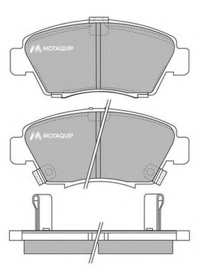 Комплект тормозных колодок, дисковый тормоз MOTAQUIP купить