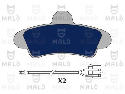 Комплект тормозных колодок, дисковый тормоз MALÒ купить