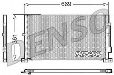 Конденсатор, кондиционер DENSO купить